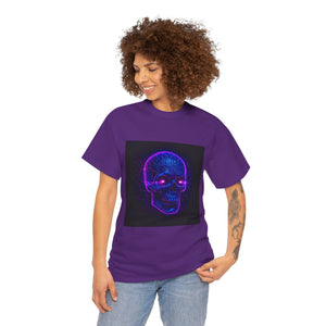 Neon Skull Circuit – Crypto × Rave Origin T-shirt