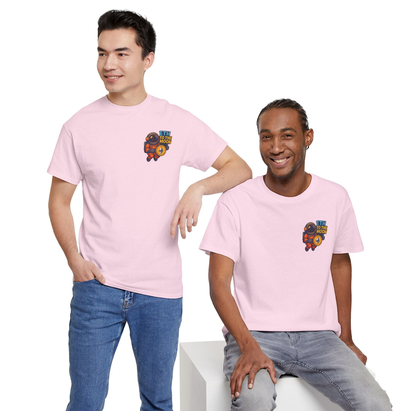 ETH To The Moon – Minimal Ethereum T-Shirt