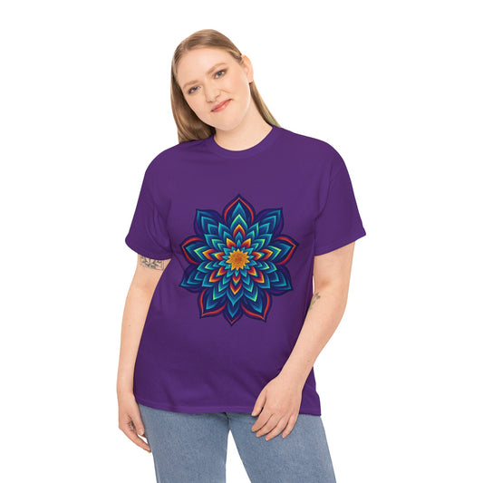 Radiant Bloom Mandala T-Shirt