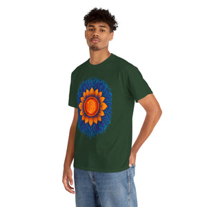 Bitcoin Sunburst Blossom T-Shirt