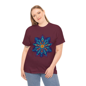 Radiant Bloom Mandala T-Shirt