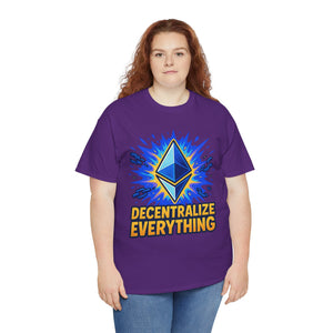 Decentralize Everything – Bold Ethereum T-Shirt