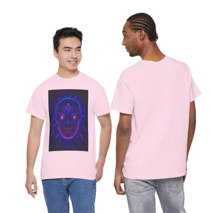 Rave Oni Mask – Neon Jungle Demon Face T-shirt