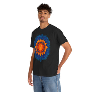 Bitcoin Sunburst Blossom T-Shirt