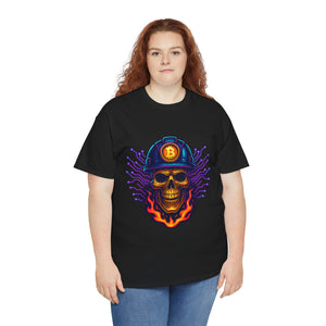 Bitcoin Miner Skull - Bold Collection T-shirt