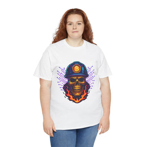Bitcoin Miner Skull - Bold Collection T-shirt