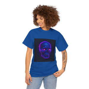 Neon Skull Circuit – Crypto × Rave Origin T-shirt
