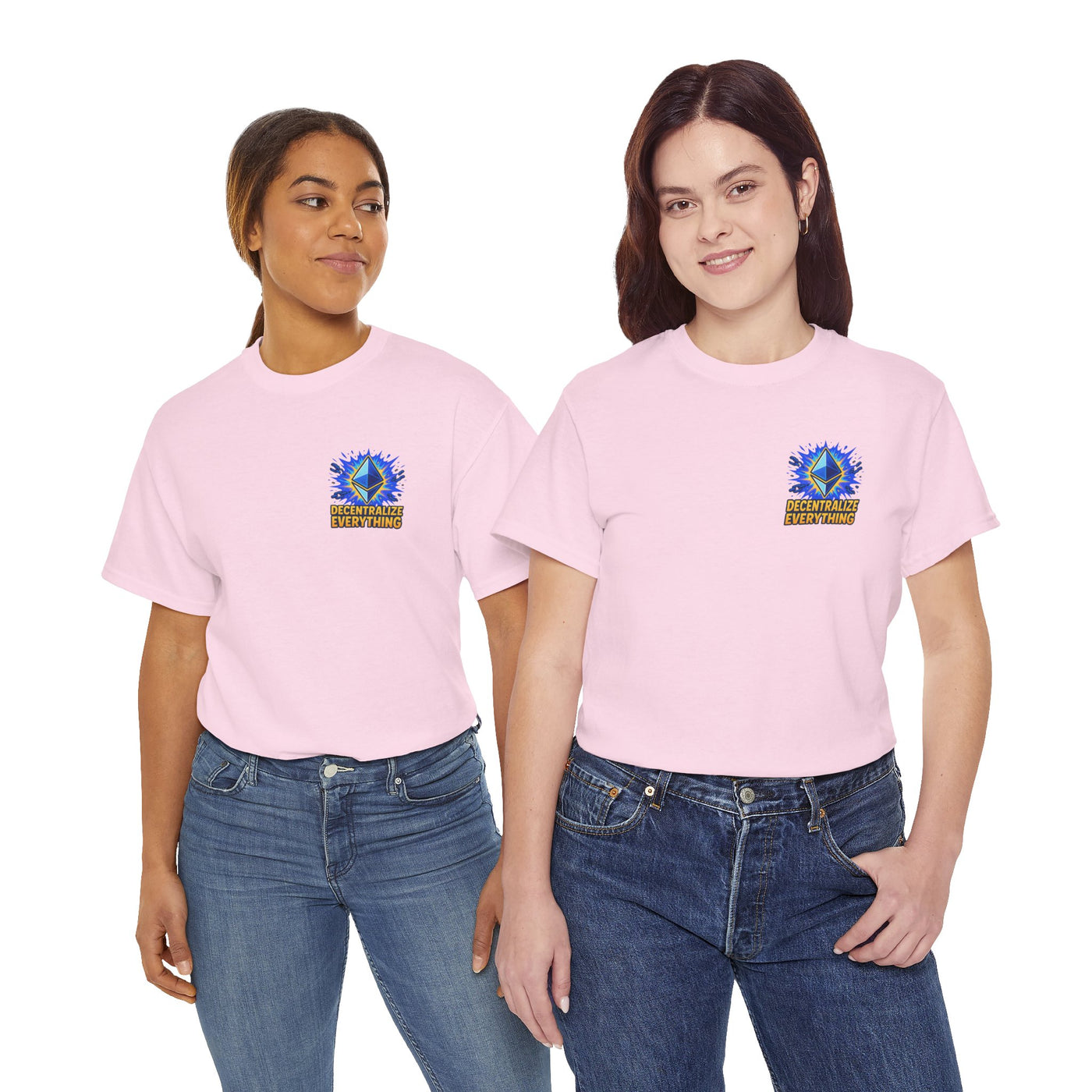 Decentralize Everything – Minimal Ethereum T-Shirt