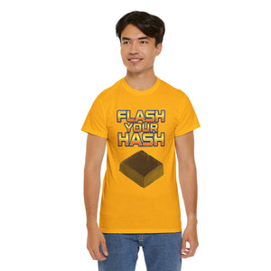 FLASH YOUR HASH (Clean Gradient Edition) T-shirt