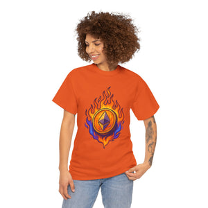 Ethereum Flame – Bold Crypto T-Shirt