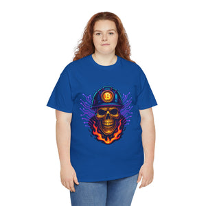 Bitcoin Miner Skull - Bold Collection T-shirt