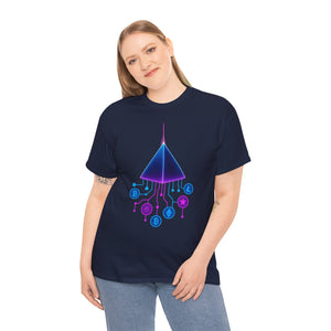 Neon Pyramid Crypto T-shirt