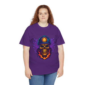 Bitcoin Miner Skull - Bold Collection T-shirt