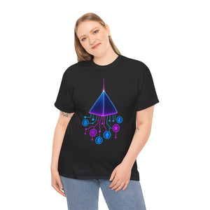 Neon Pyramid Crypto T-shirt