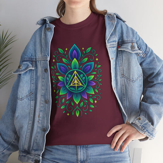 Trippy Bloom Mandala T-Shirt