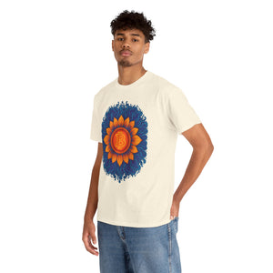 Bitcoin Sunburst Blossom T-Shirt