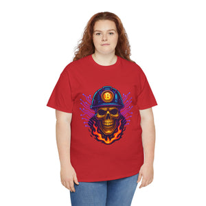 Bitcoin Miner Skull - Bold Collection T-shirt