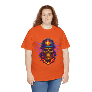 Bitcoin Miner Skull - Bold Collection T-shirt