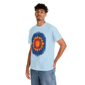 Bitcoin Sunburst Blossom T-Shirt