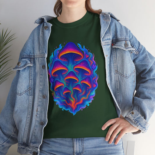Cosmic Shroom Cascade T-Shirt
