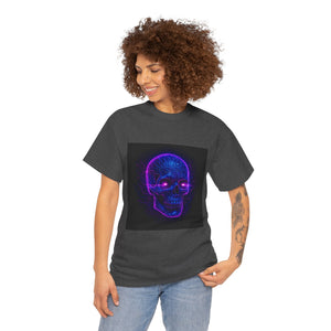 Neon Skull Circuit – Crypto × Rave Origin T-shirt