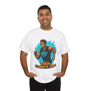 Train. Compete. Earn. – Bold Collection T-shirt