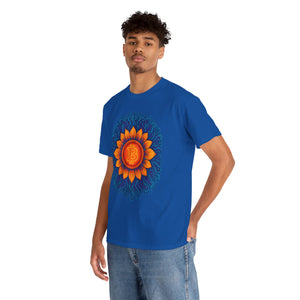 Bitcoin Sunburst Blossom T-Shirt