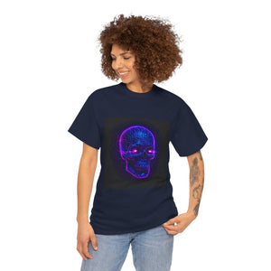 Neon Skull Circuit – Crypto × Rave Origin T-shirt